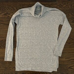 J.crew grey turtleneck sweater
